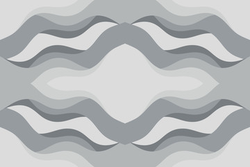 Abstract vector gray background with curved lines. Pattern backdrop for landing pages.