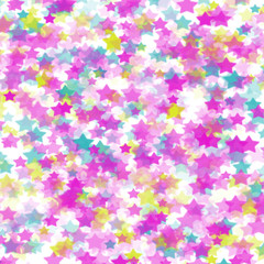 Multicolor watercolor round splashes and stains