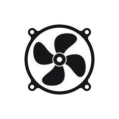 Cooling fan icon vector isolated © Maksim