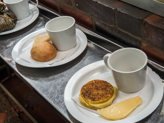 Several colombian breakfast