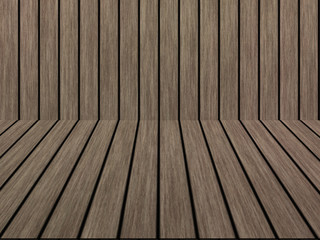 Wood texture background pattern. Dark hardwood planks surface of wooden board floor wall fence. Abstract timber decorative illustration.