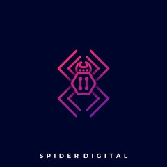 Spider Technology Illustration Vector Template