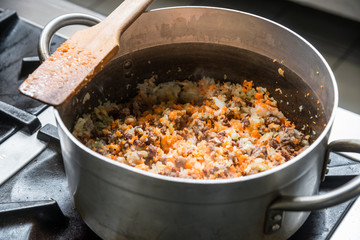 Preparazione di sughi per pasta