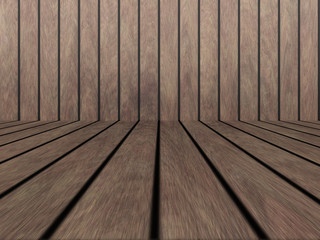 Wood texture background pattern. Dark hardwood planks surface of wooden board floor wall fence. Abstract timber decorative illustration.