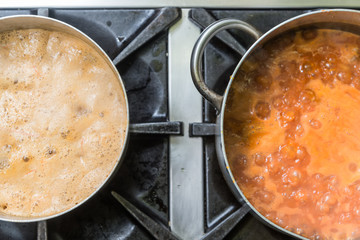 Preparazione di sughi per pasta