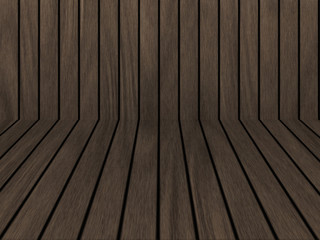 Wood texture background pattern. Dark hardwood planks surface of wooden board floor wall fence. Abstract timber decorative illustration.