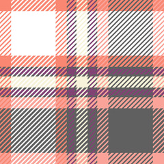 Plaid or tartan vector is background or texture in many color