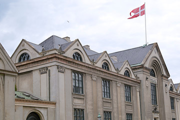 Fototapeta na wymiar University of Copenhagen, Main Building at Frue Plads, Denmark