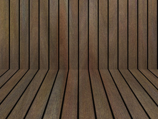 Wood texture background pattern. Dark hardwood planks surface of wooden board floor wall fence. Abstract timber decorative illustration.