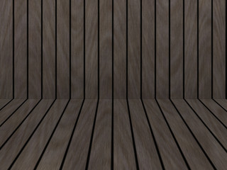 Wood texture background pattern. Dark hardwood planks surface of wooden board floor wall fence. Abstract timber decorative illustration.