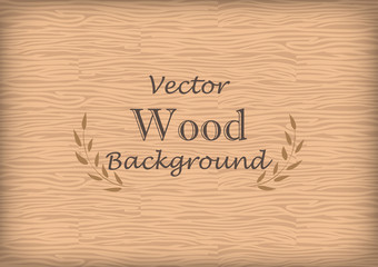 Brown wood texture vector for background