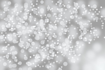 Lights bokeh on grey background.