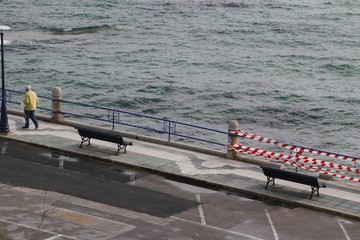View of the shore of Santander