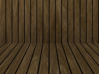 Wood texture background pattern. Dark hardwood planks surface of wooden board floor wall fence. Abstract timber decorative illustration.