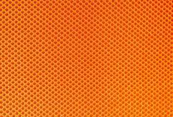 Closeup of orange textile for background