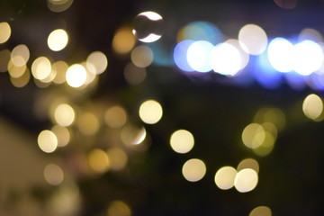 Obraz premium Abstract Bokeh blurred color light background.