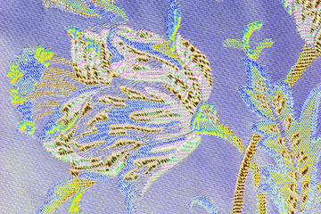 color plot of fabric texture