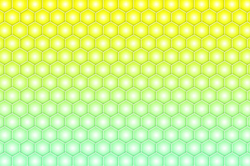 Abstract colorful honeycomb repeated pattern. Geometric background,pattern of hexagons, look like hive frames built by honey bees.