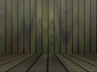 Wood texture background pattern. Dark hardwood planks surface of wooden board floor wall fence. Abstract timber decorative illustration.