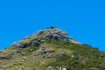 Morro da Coroa mountain in Florianopolis Brazil