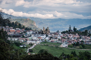 Machetá Cundinamarca Colombia, pueblo en medio de la cordillera Colombiana