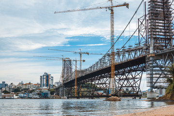 Hercilio Luz bridge in Florianopolis