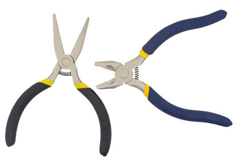 Pliers isolated on a white