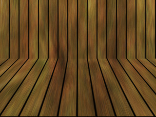 Wood texture background pattern. Dark hardwood planks surface of wooden board floor wall fence. Abstract timber decorative illustration.