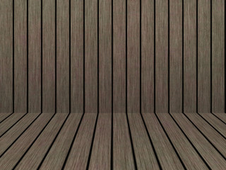 Wood texture background pattern. Dark hardwood planks surface of wooden board floor wall fence. Abstract timber decorative illustration.