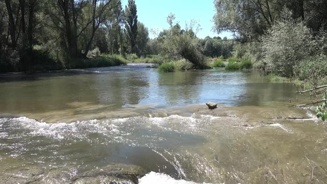 On the natural road of Ter in Girona