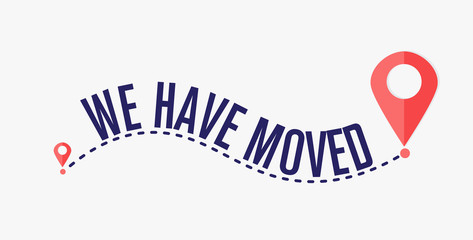 We have moved, changed address navigation