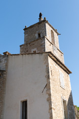 Maubec ancient tower village in France