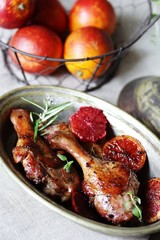  chicken with red orange. with red orange recipe. The second dish. canned stewed meat. orange Sicilian. 