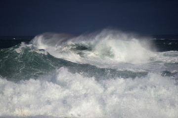 Wave Circle on Rough Sea