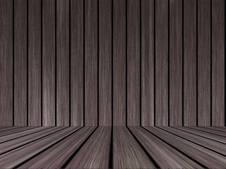 Wood texture background pattern. Dark hardwood planks surface of wooden board floor wall fence. Abstract timber decorative illustration.