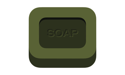 Bar Soap Vector Illustration