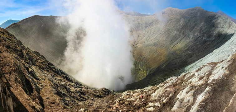 Mount Bromo an active volcano in Tengger Semeru National Park East Java, Indonesia