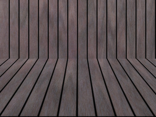 Wood texture background pattern. Dark hardwood planks surface of wooden board floor wall fence. Abstract timber decorative illustration.