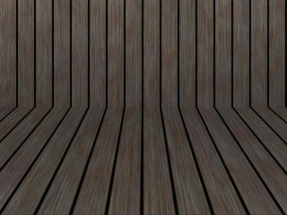 Wood texture background pattern. Dark hardwood planks surface of wooden board floor wall fence. Abstract timber decorative illustration.