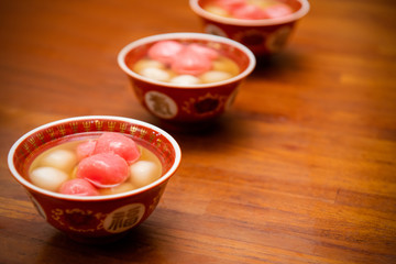 Chinese sweetheart soup, longan and red dates