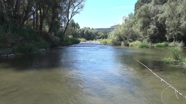 On the natural road of Ter in Girona