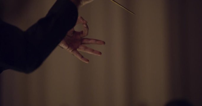 conductor's arm symphony orchestra