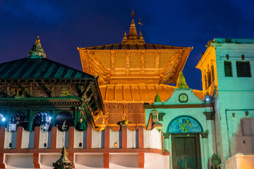 Fototapeta na wymiar Arya Ghat, Pashupatinath temple. Kathmandu, Nepal, Nepalese, Asia, Asian, Himalayan Country, Himalayas.