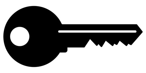 gz600 GrafikZeichnung - german: Schlüssel Symbol. english: key icon. simple template isolated on white background - 2to1 xxl g8740