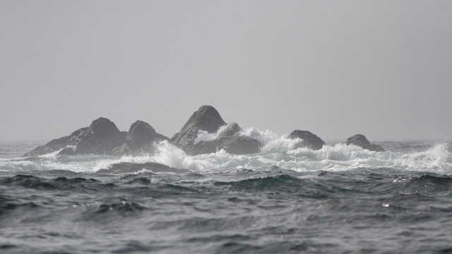 Dangerous rocky coast