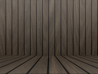 Wood texture background pattern. Dark hardwood planks surface of wooden board floor wall fence. Abstract timber decorative illustration.