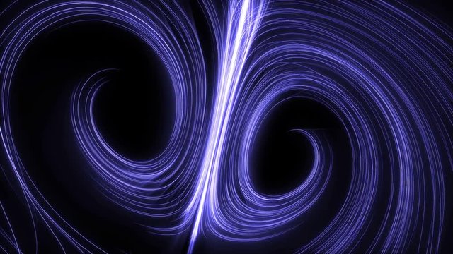 Double Spiral Swirl Blue