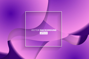 Blue and Purple Geometric Modern Fluid Background Composition with Gradients and Shadows