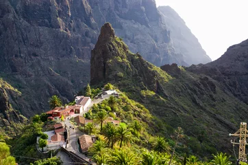 Fotobehang Mountains around famous Masca village on Tenerife © CCat82