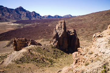Volcanic view on Tenerife island, Spain
